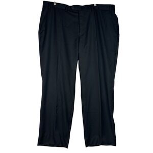 Lauren Ralph Lauren Men's Dress Pants Black Wool Blend‎ Natural Stretch 40x30